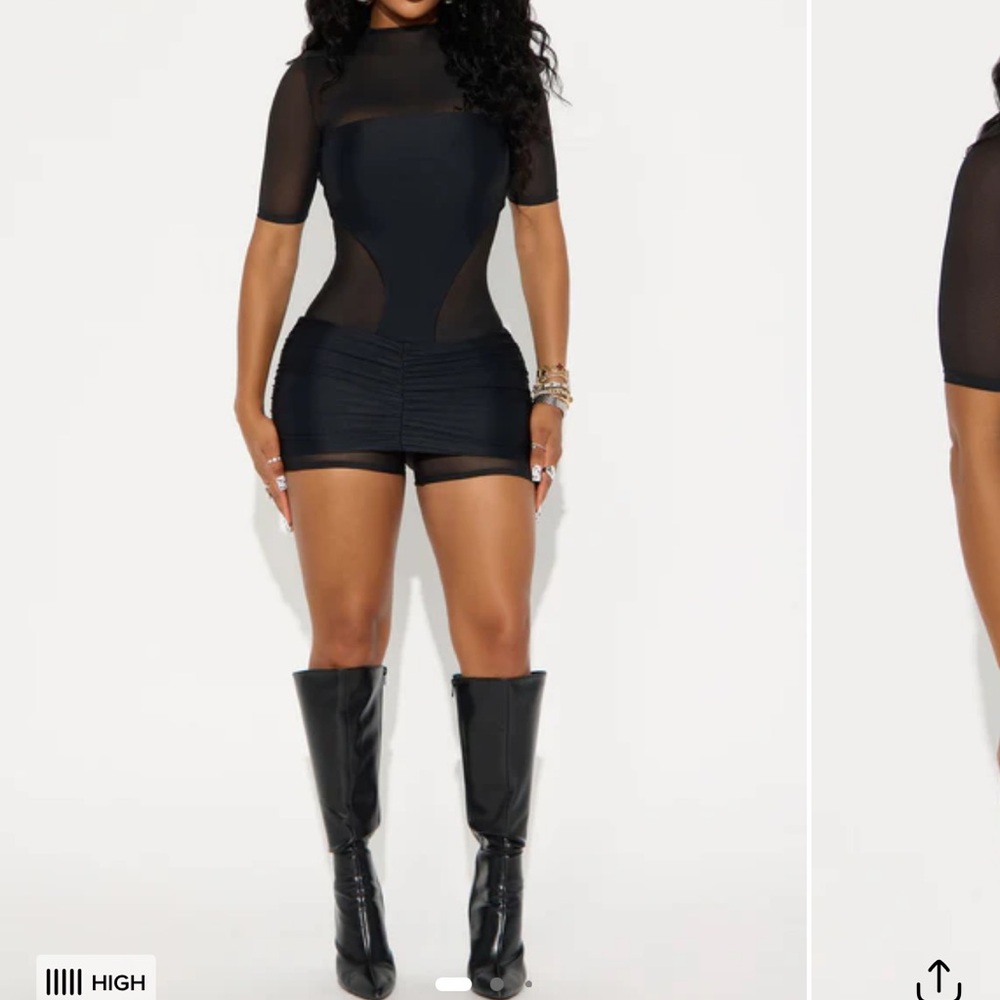 Fashion Nova Brand New With tags Veda Form Double Lined Mini Dress - Size M